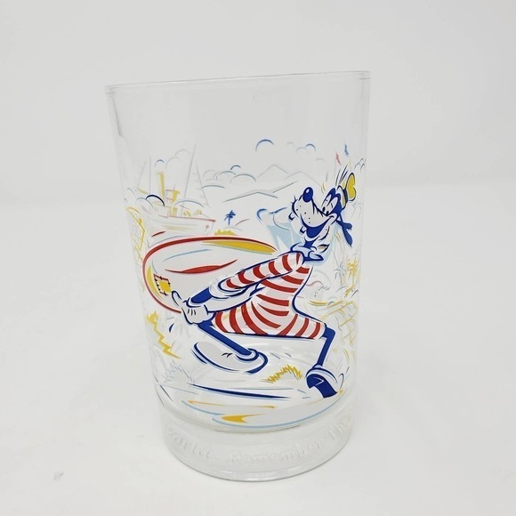Walt Disney World Remember the Magic Glass Set of 3 Goofy Donald Duck & Lumière - Picture 9 of 11